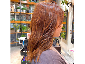 ブリーチなしでオレンジ系カラー_20201205_1