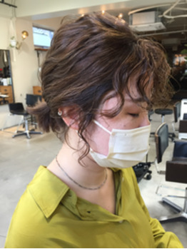 前髪、後れ毛パーマ _20210429_1