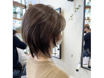 透明感イルミナカラーと長めの大人ショート！_20210205_1