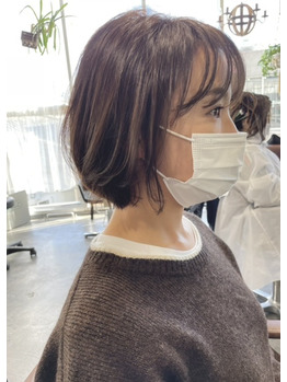 大人のクリームベージュ×レイヤーボブ_20211227_1