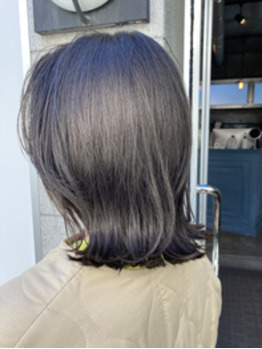 暗めのグレージュカラー^ ^_20211123_1