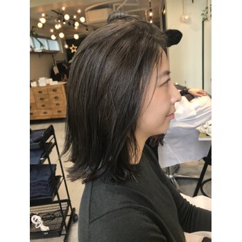伸ばしかけも可愛いミディアムに！_20200107_2