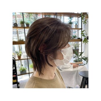 透明感イルミナカラーと長めの大人ショート！_20210205_2