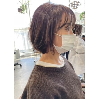 大人のクリームベージュ×レイヤーボブ_20211227_1