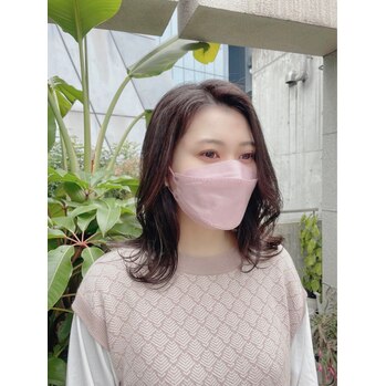 前髪長めさんの『ワンホンヘア』　_20220309_1