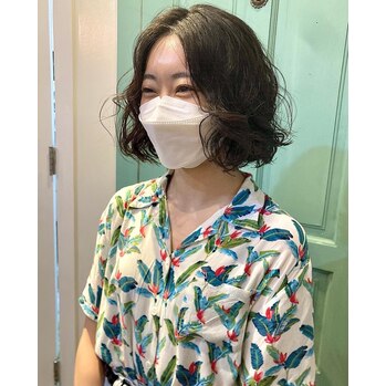 イメチェン bobパーマ_20220713_2