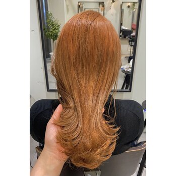 オレンジカラーで先取り春気分 :)_20210225_1