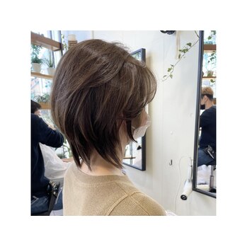 透明感イルミナカラーと長めの大人ショート！_20210205_1