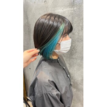 i087834084 【インナーカラー】ミントブルー♪_20230525_1