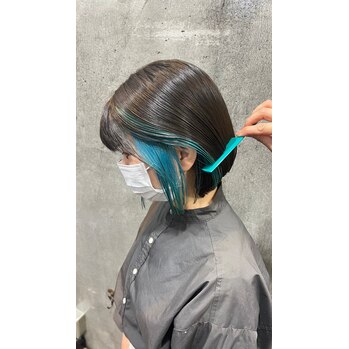 i087834294 【インナーカラー】ミントブルー♪_20230525_2