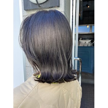 暗めのグレージュカラー^ ^_20211123_1