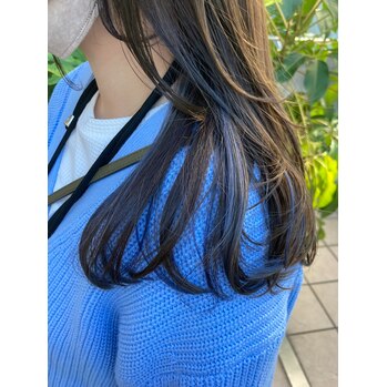 i079728912 退色が楽しめるブルーインナーカラー○_20221102_1