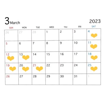 MATSU 3月出勤日のお知らせ◎_20230224_2